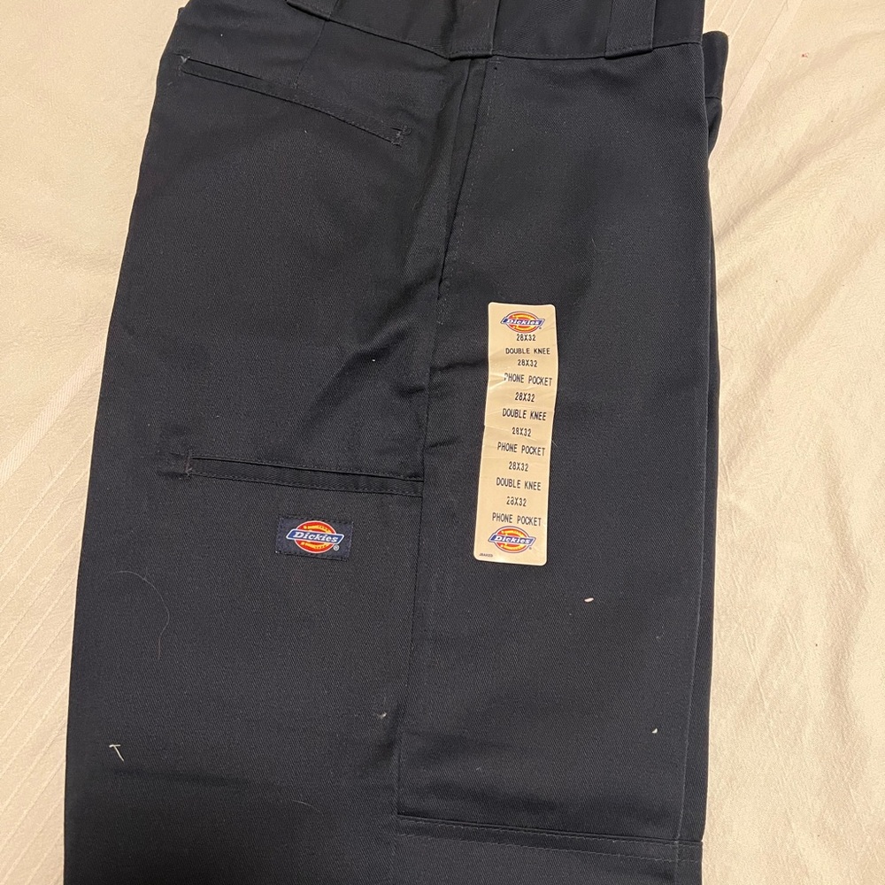 Dickies Navy Double Knee Work Pants
